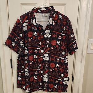 Washington Nationals Star Wars Dark Side Hawaiian Shirt‎ Darth Vader Size Medium